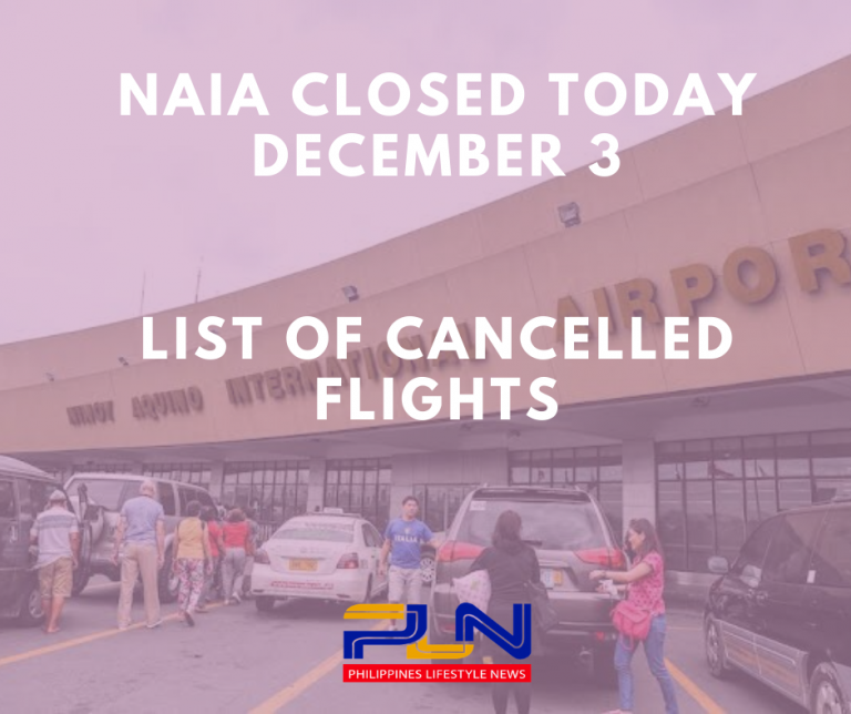 NAIA closed today, 480 flights cancelled