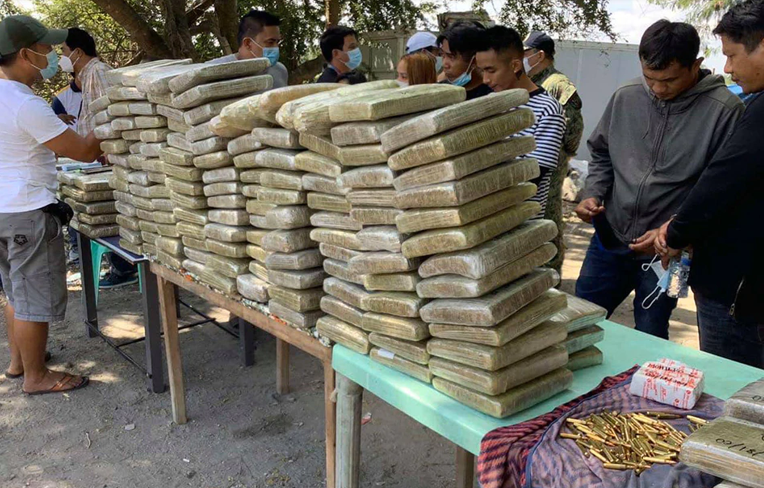Nearly P20M worth of suspected marijuana seized in Tarlac
