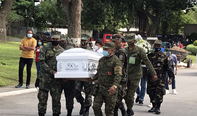 Netizens question why military carried Christine Dacera's coffin