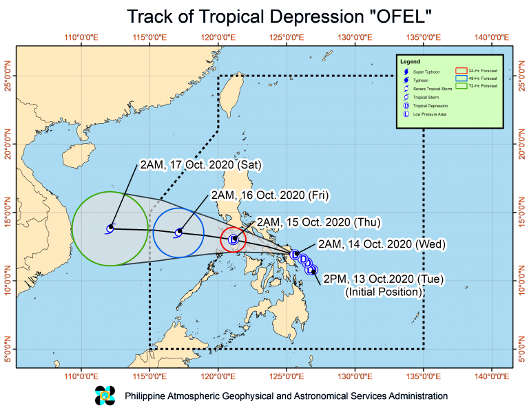 Ofel makes second landfall in Sorsogon