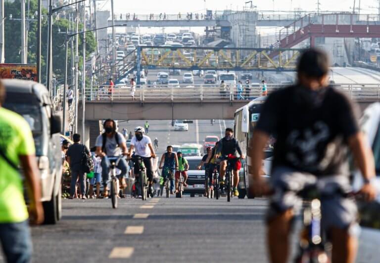 Over 100 cyclists apprehended amid Manila ECQ