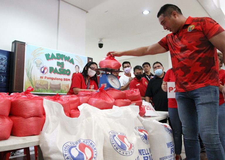 P25/kilo rice available at Kadiwa ng Pasko stalls