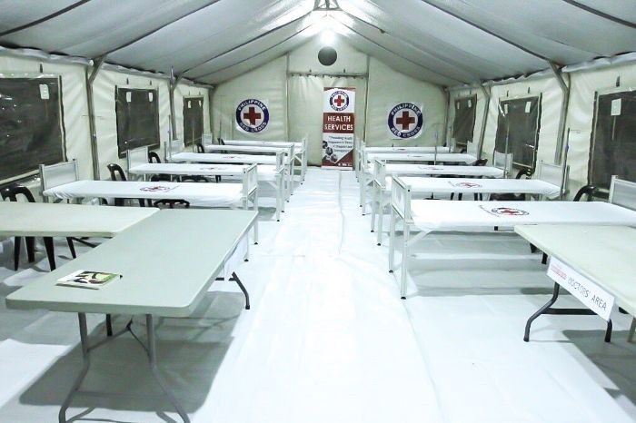 PH Red Cross opens emergency field hospital