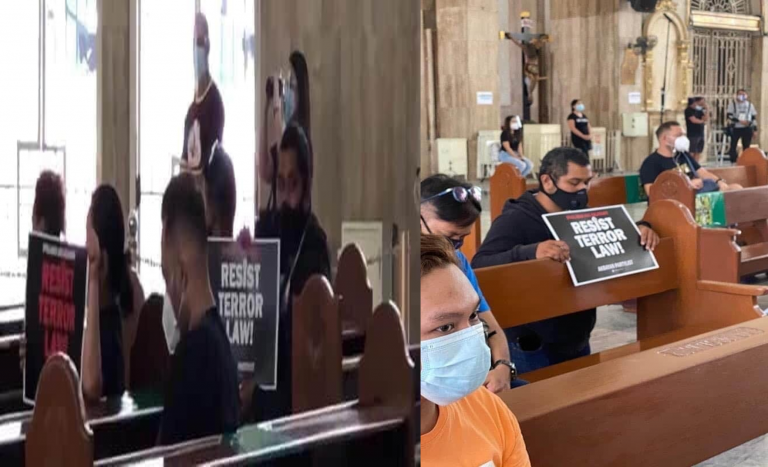 PNP explains confiscation of protest materials amid Quiapo church mass