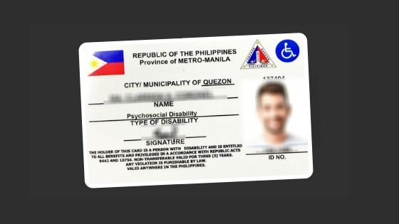 Pwd Id Card