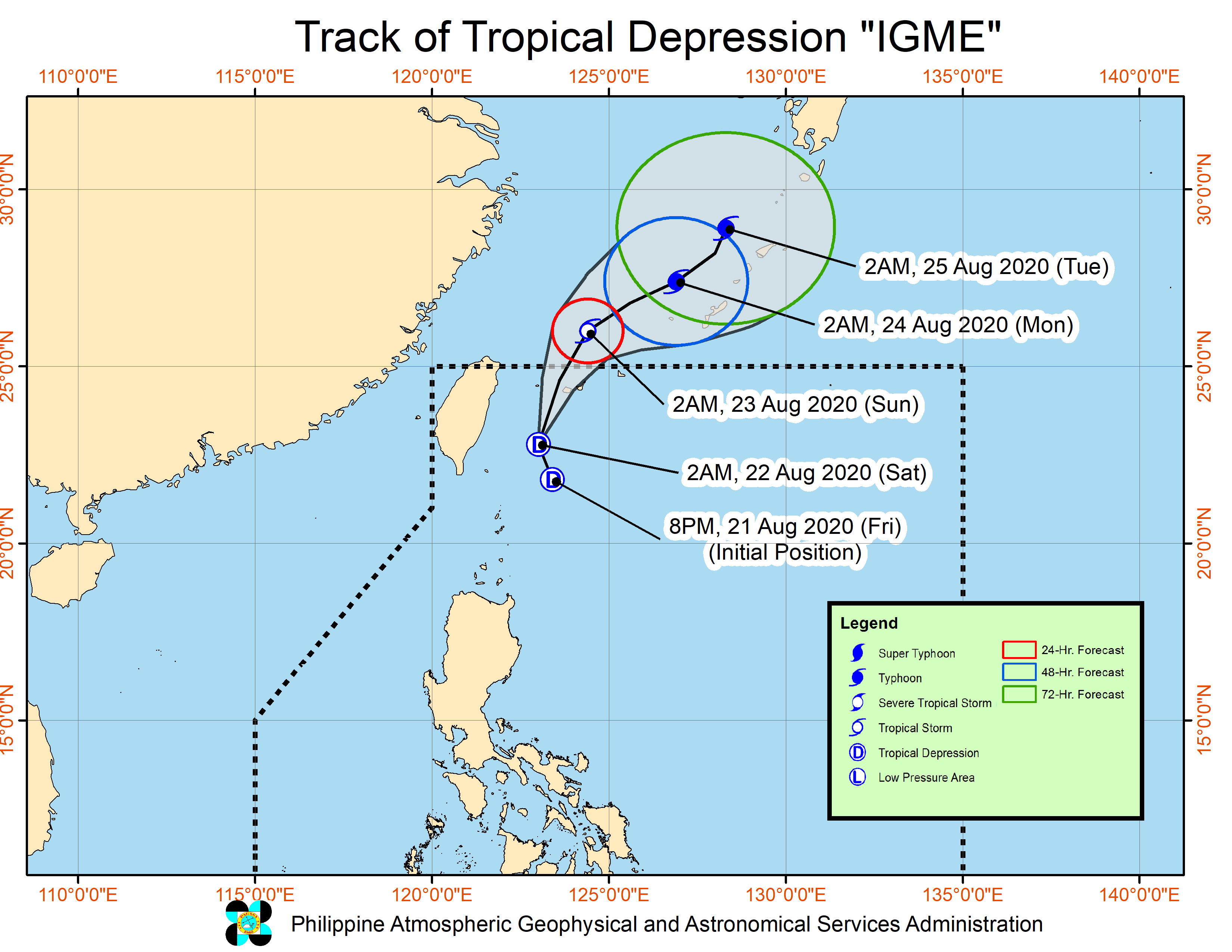 Pagasa update Tropical Depression Igme | PLN Media