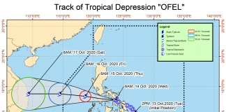 Pagasa update on tropical depression Ofel