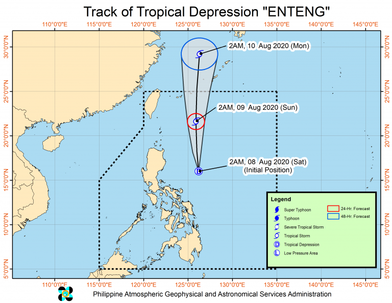Pagasa update tropical depression Enteng