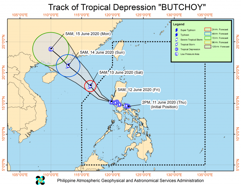 Pagasa weather update tropical depression Butchoy