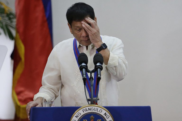 Panelo denies rumors Duterte is sick, confined in hospital