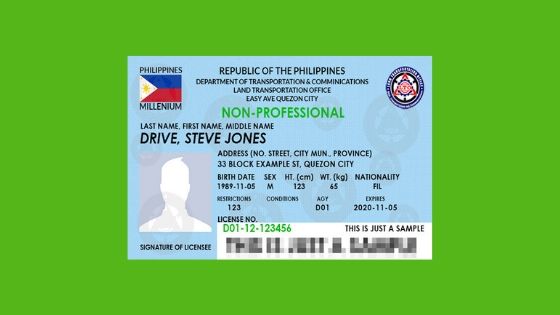 Philippine drivers license