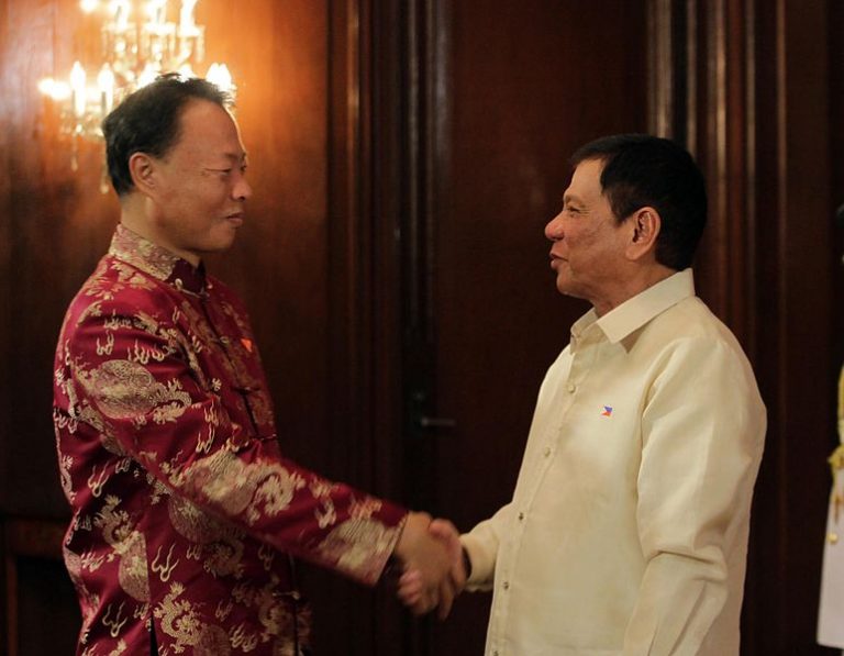 President Duterte meets Chinese ambassador Zhao Jianhua
