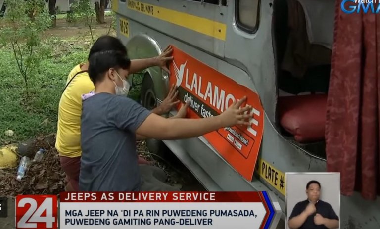 QC jeepneys transform into delivery service vehicles