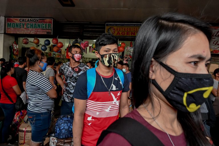 Quezon city reduces fine for not wearing face mask