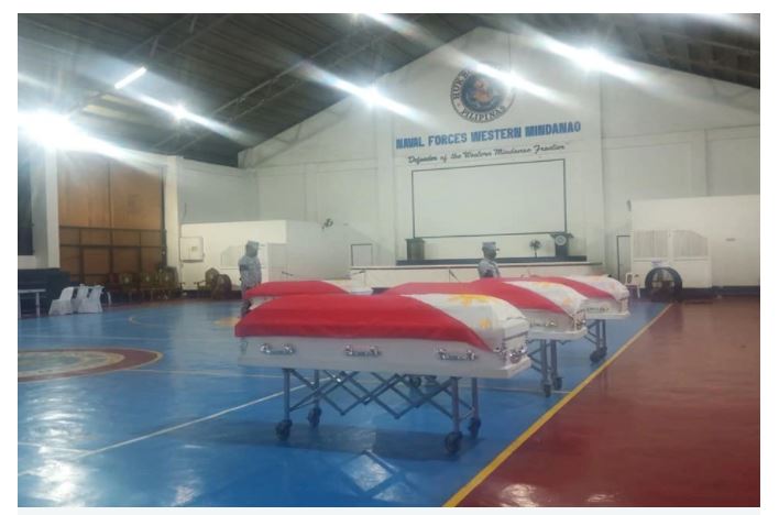 Remains of soldiers killed in C-130 crash in Sulu brought to Zamboanga City