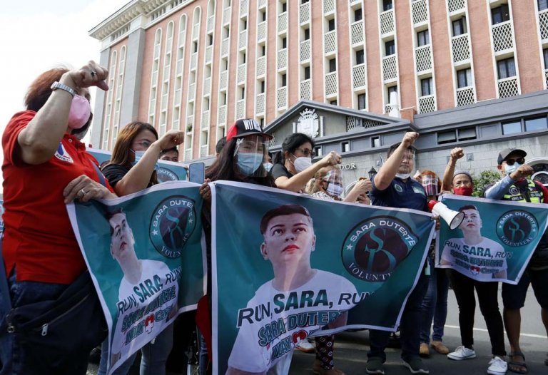 Sara Duterte no comment on video released by supporters