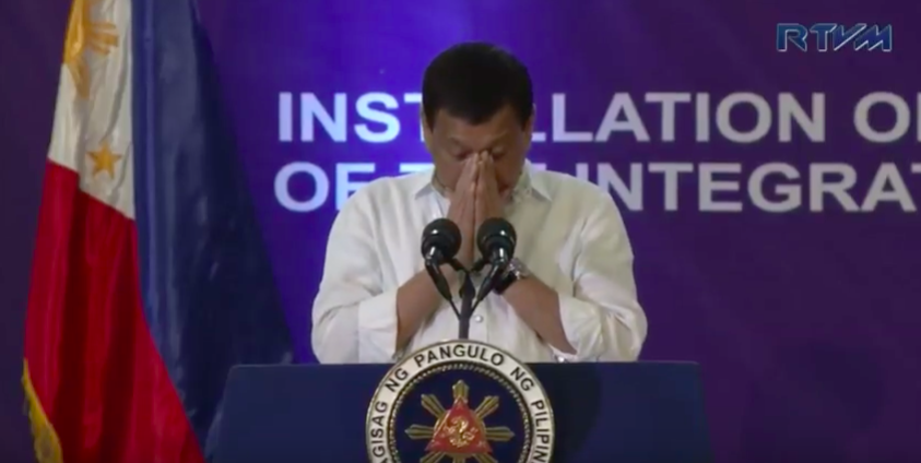 Duterte swearing