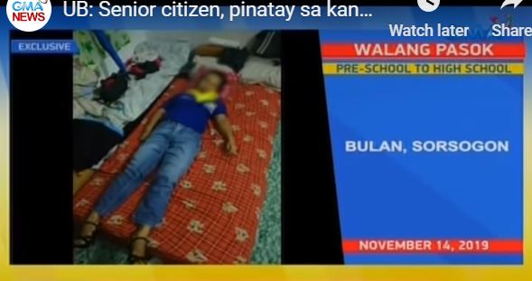 Senior citizen found dead in Bulacan, suspect is 32-year-old live-in partner