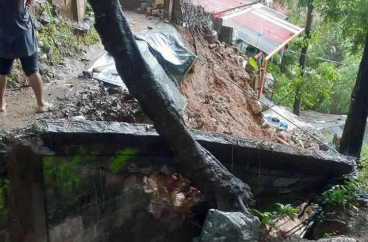 Several landslides recorded in Olongapo City during heavy rains