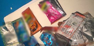 Several lollipops, found inside condom wrapper in Ilocos Norte