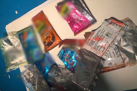 Several lollipops, found inside condom wrapper in Ilocos Norte