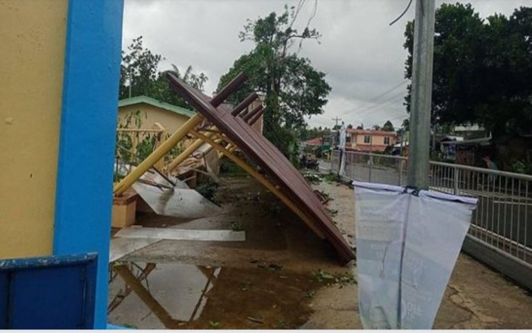 Severe Tropical Storm Jolina made landfall in Marinduque