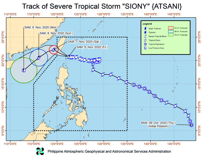 Signal no. 2 remains over Batanes due to Siony