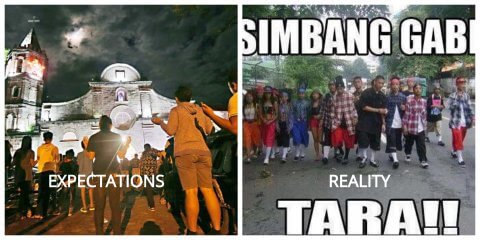 Simbang gabi then and now