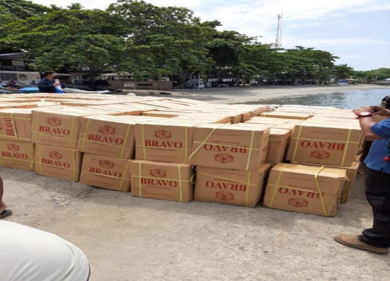 Smuggled cigarettes worth P8.275 million seized in Zamboanga.jpeg