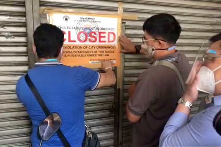Stores selling products labeling Manila as province of China shut