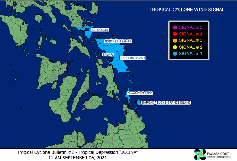 TD Jolina may hit Isabela on Thursday