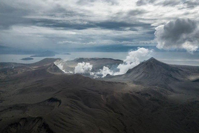 Taal Volcano records 2 phreatomagmatic bursts