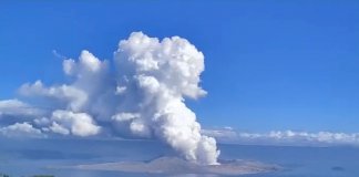 Taal Volcano records 3 phreatomagmatic bursts