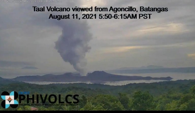 Taal Volcano remains under Alert Level 2