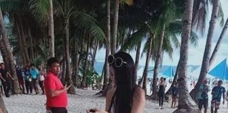 Taiwanese tourist wears just a string in Boracay