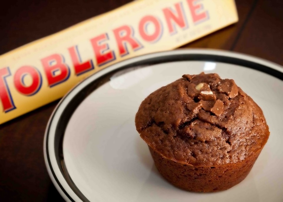 Toblerone-muffins