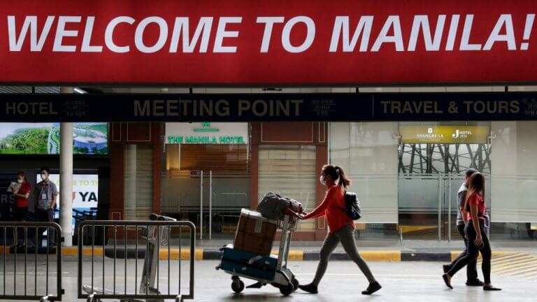 Philippines removes negative swab test for inbound travelers