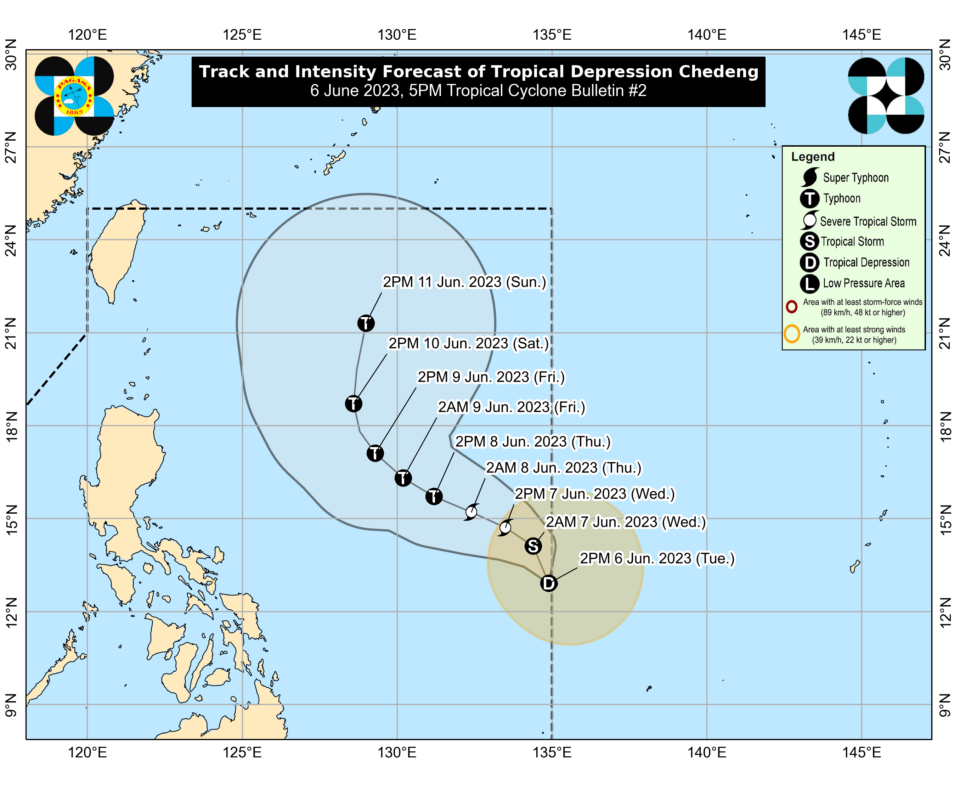 Tropical Depression Chedeng Slightly Intensifies | PLN Media