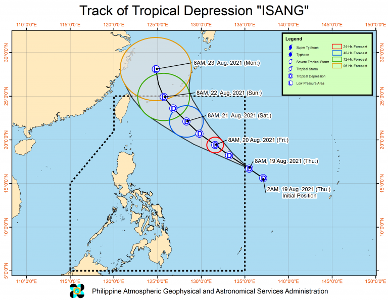 Tropical Depression Isang enters PAR