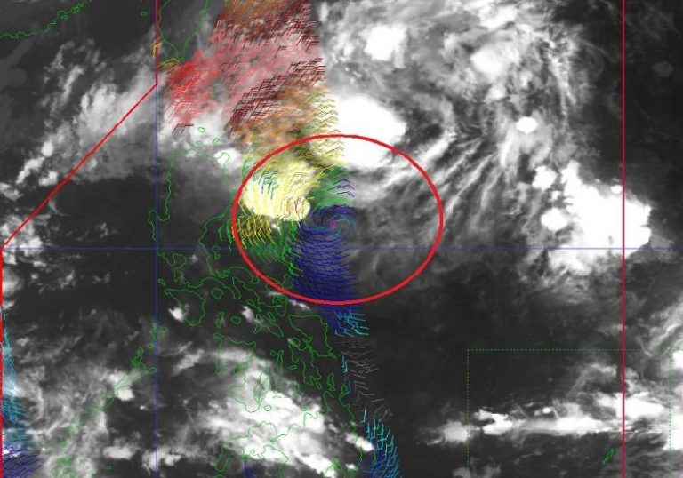 Tropical Depression Maymay maintains strength