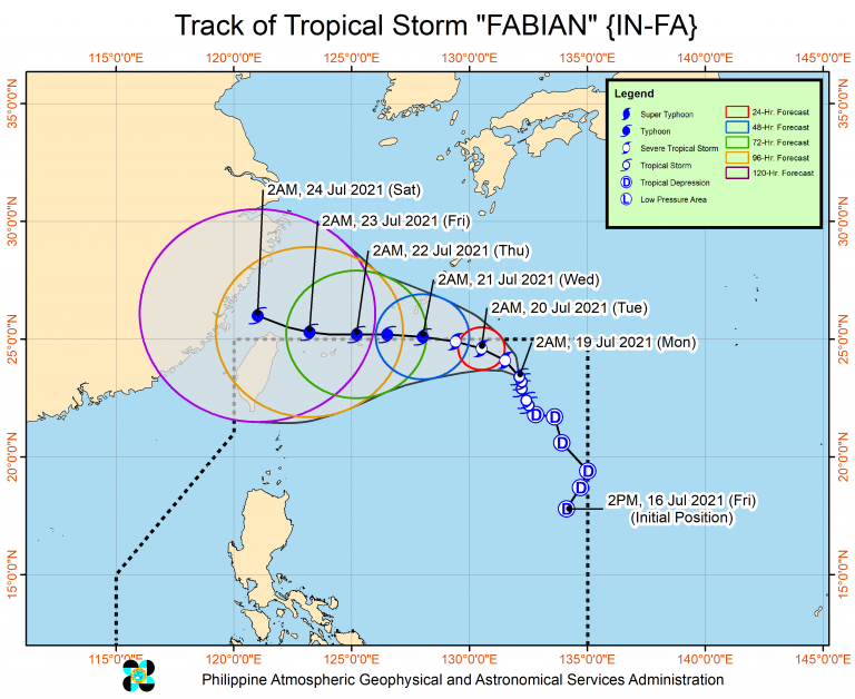 Tropical Storm Fabian slightly intensifies