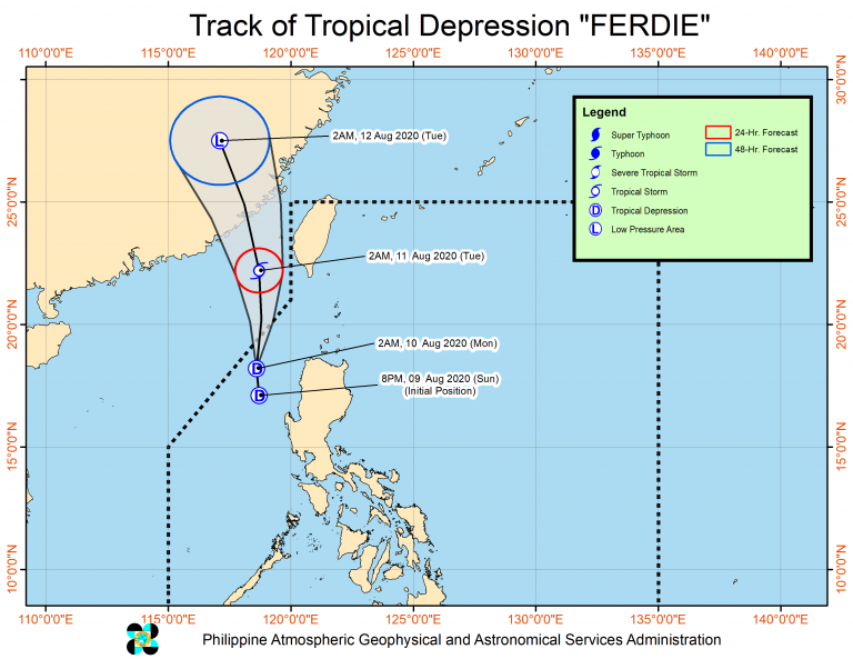 Tropical depression Ferdie