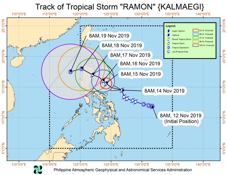Typhoon Ramon maintains strength, Catanduanes under signal no. 2