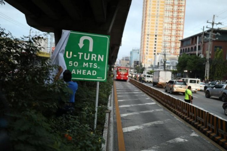 U-turn slot at Dario bridge at EDSA reopened
