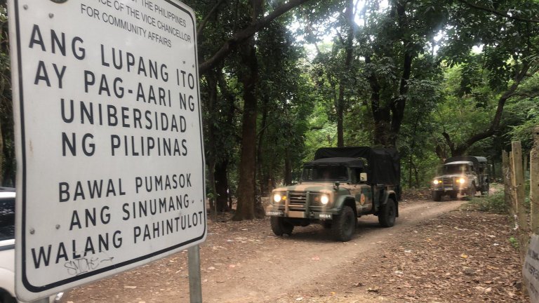 UP official denounces military's ‘show of force’ inside Diliman
