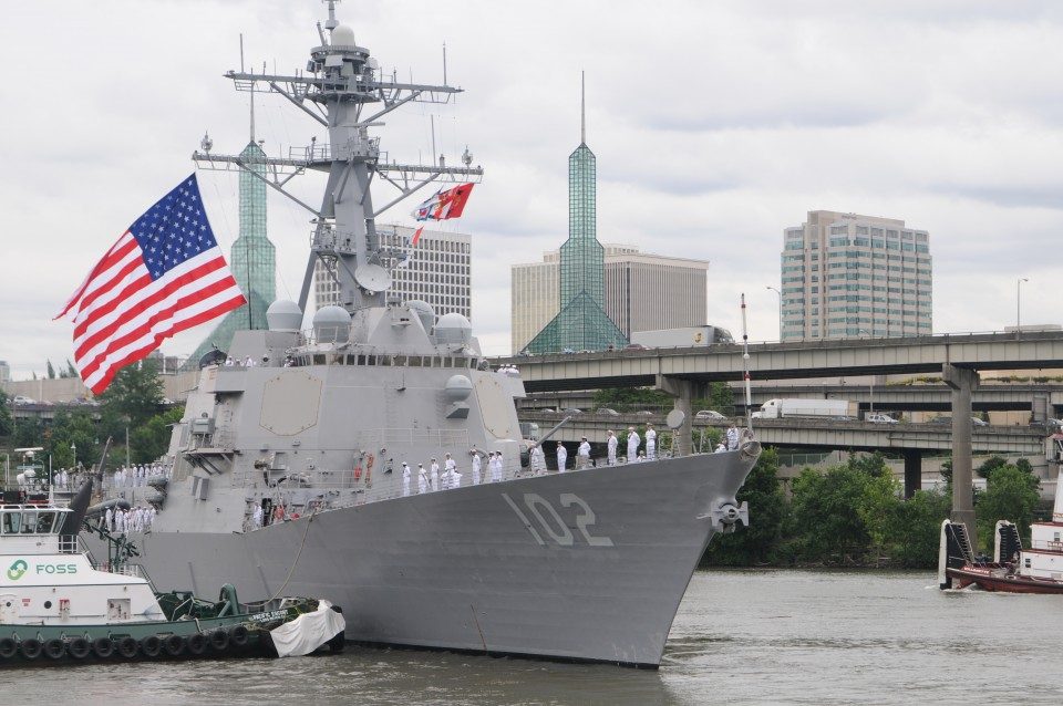 US warship sampson, us-destroyer-sampson, New Zealand Approves First Visit by U.S. Warship in Decades, new zealand news