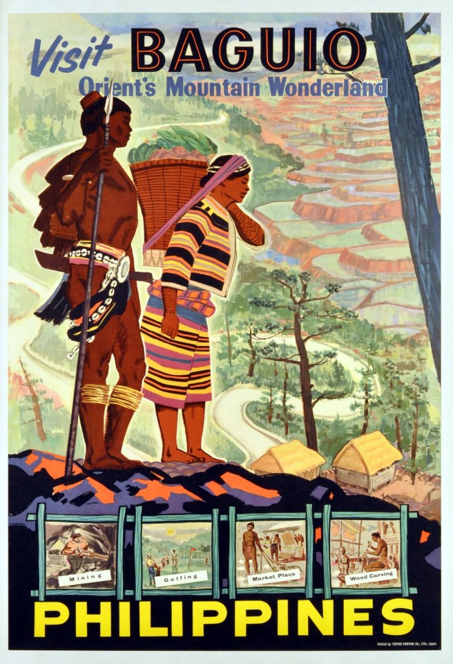Baguio City Vintage Poster