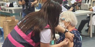 Vaccination of seniors in Santa Rosa, Laguna begins