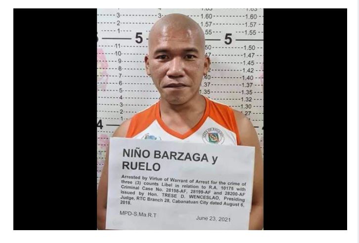 Vlogger Boy Mura arrested in Baguio for cyber libel