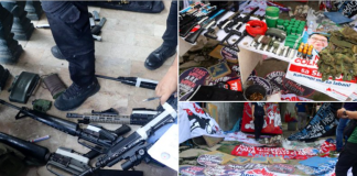 Weapons confiscated in Laguna police raid allegedly planted- KMU